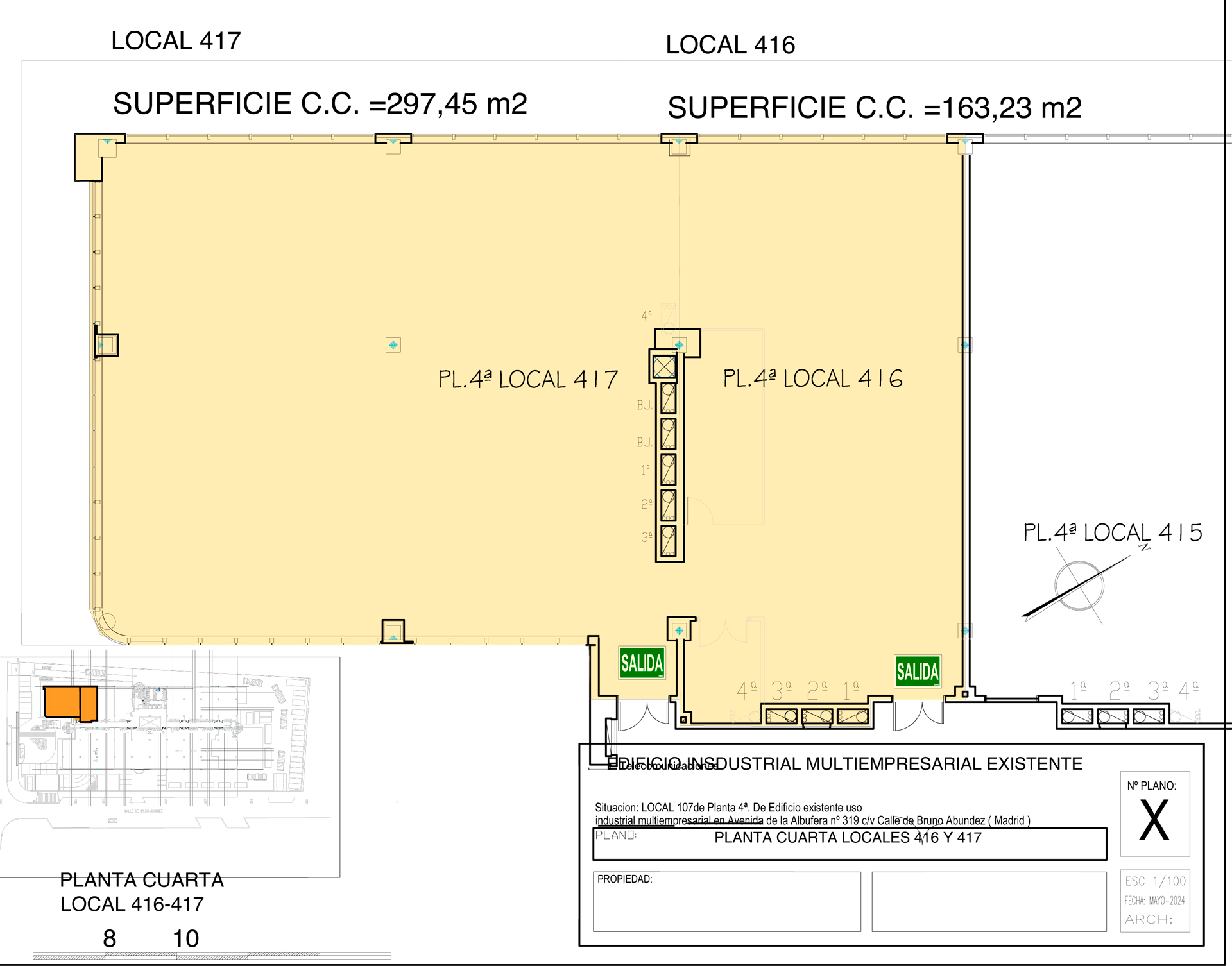 Locales para oficinas en edificio empresarial en Vallecas junto a la M-40